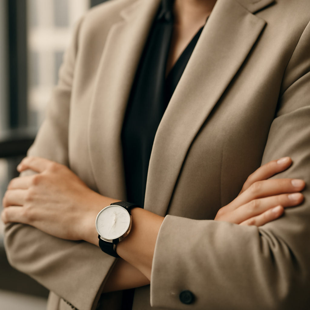 O dilema dos acessórios exagerados: como um único item sutil substitui o excesso de joias no look de trabalho